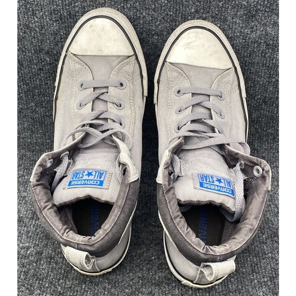 Converse All Star Men's Size 9 Grey Street Canvas Mid Top Sneaker 155742F - Picture 7 of 13
